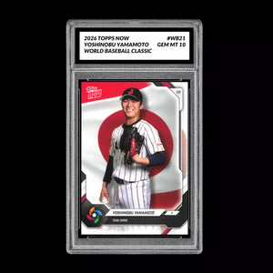 Graded 10 Yoshinobu Yamamoto 2026 Topps NOW #JP03 Team Japan World Classic Baseball