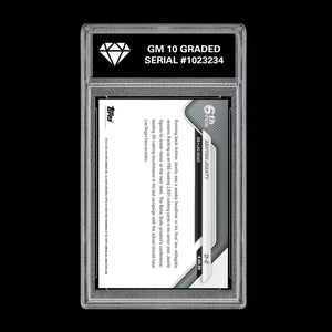 Graded 10 Ashton Jeanty #D-2 RC Rookie 2025 Topps Now 1st Draft Pick RAIDERS  Football
