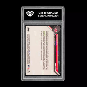 Graded 10 Elly De La Cruz #651 - 1st 2023 Topps Now RC CALL UP Rookie Card HR Baseball