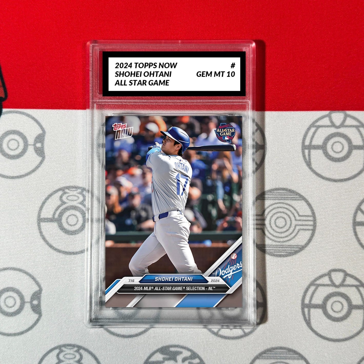 Graded 10 2024 Topps Now SHOHEI OHTANI All Star DODGERS Baseball