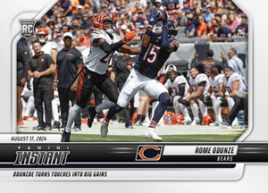 Graded 10 Rome Odunze 14 RC Rookie Card 2024 Panini Instant Bears Football