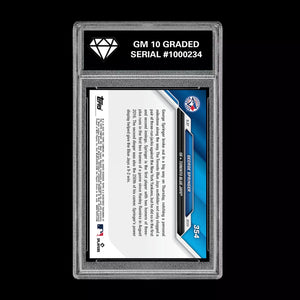 Graded 10 George Springer 2024 Topps Now #354 Toronto Blue Jays Baseball