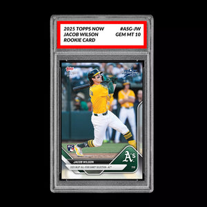 Graded 10 Jacob Wilson - 2025 TOPPS NOW #ASG-JW All-Star Game Set Baseball