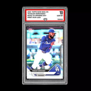 Graded 10 Teoscar Hernandez SP SSP 2025 Topps Now Road to Opening Day #OD-278 Baseball