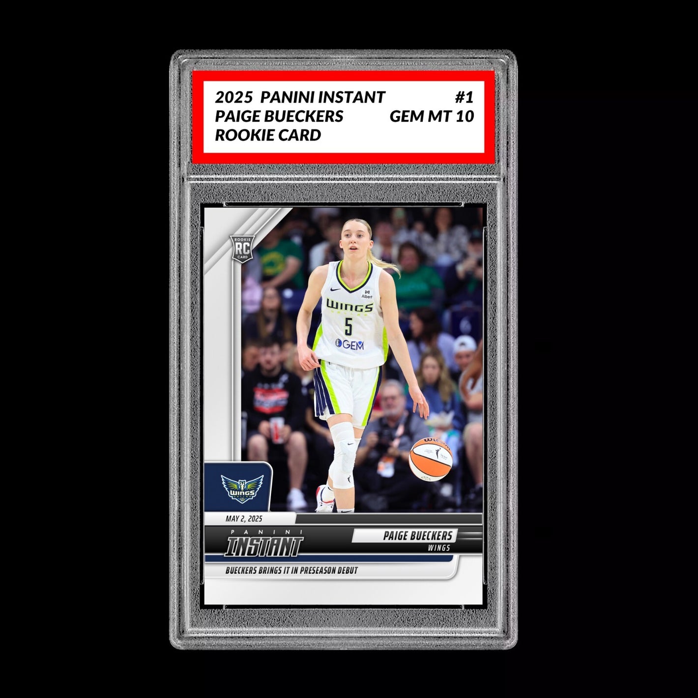 Graded 10 Paige Bueckers #1 2025-26 Panini Instant RC Rookie Card  Basketball