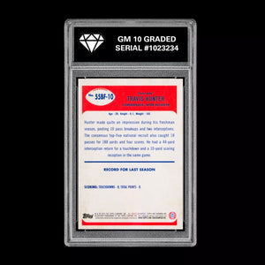 Graded 10 Travis Hunter 2023 Bowman U Chrome #55BF10 1955 RC Rookie Draft Card N/A