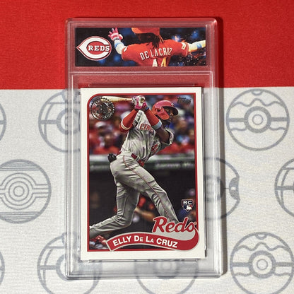 Graded 10 Elly De La Cruz Rookie Card 2024 MLB TOPPS SERIES 2 35th 89B2 Reds RC Baseball