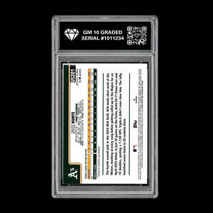 Graded 10 Nick Kurtz #US201 RC Rookie Card 2025 MLB Topps Update Athletics Baseball
