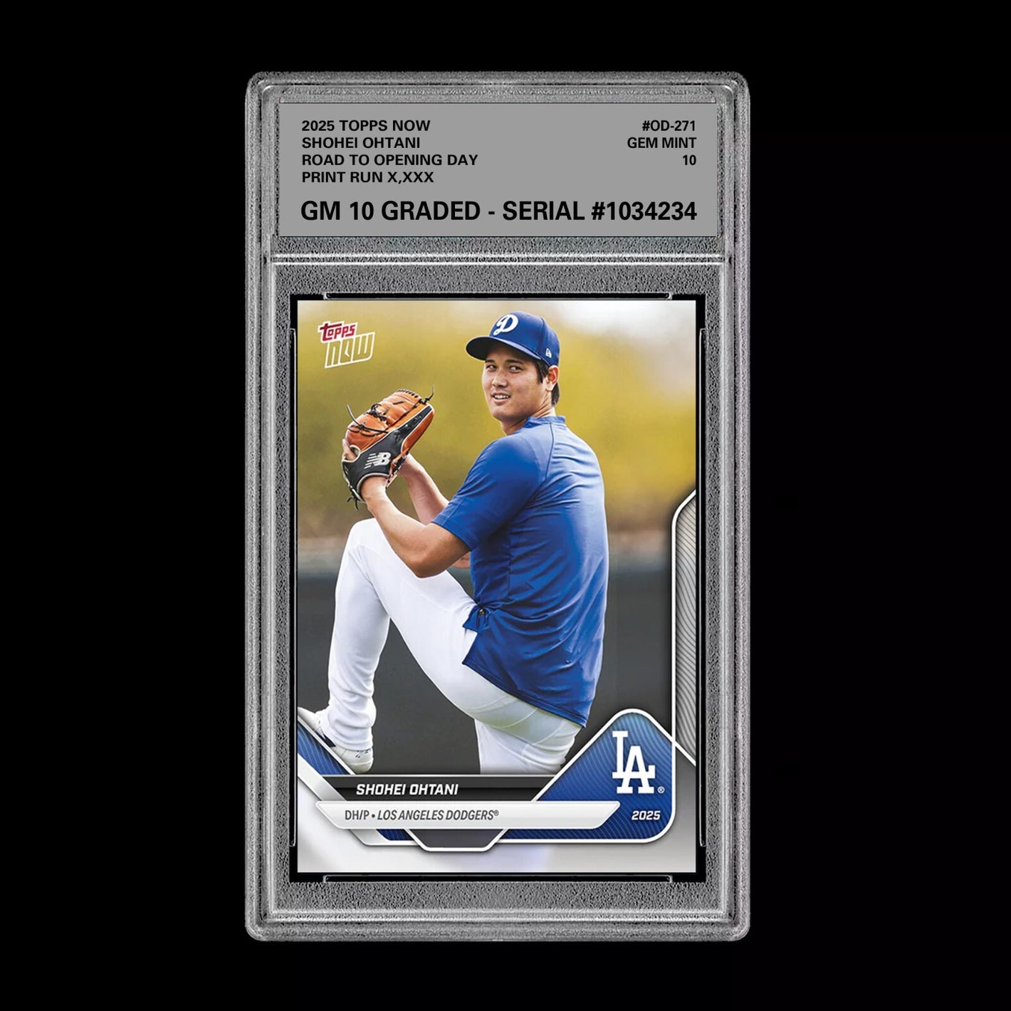 Graded 10 Shohei Ohtani 2025 Topps Now Road to Opening Day #OD-271  Baseball