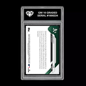 Graded 10 Nick Kurtz - 2025 TOPPS NOW #178 RC Rookie Oakland Athletics Baseball