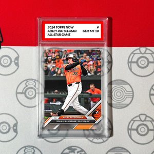 Graded 10 2024 Topps Now ADLEY RUTSCHMAN All Star ORIOLES Baseball