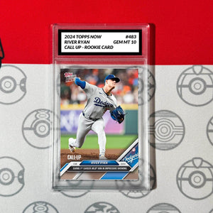 Graded 10 River Ryan RC Rookie Card 2024 MLB TOPPS NOW Card #483 Baseball