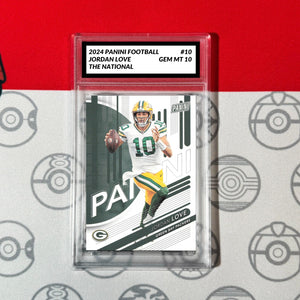 Graded 10 2024 Panini Football #10 Jordan Love Green Bay Packers The National Football