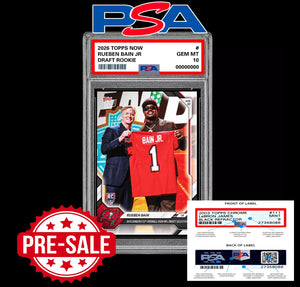 PSA 10 Rueben Bain Jr RC Rookie 2026 Topps Now Buccaneers- Presale Football