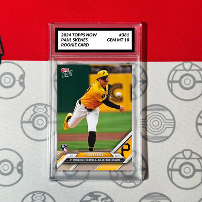 Graded 10 2024 Topps NOW Paul Skenes Rookie Card #381 Pittsburg Pirates RC Baseball