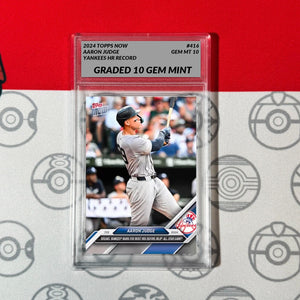 Graded 10 Aaron Judge - 2024 MLB TOPPS NOW® Card 416 Yankees HR All Star Baseball,Football