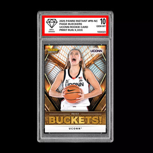 GRADED 10 Paige Bueckers 2025 Panini Instant RC Rookie Card WNBA DRAFT  Basketball