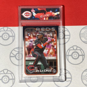 Graded 10 Elly De La Cruz Rookie Card 2024 MLB TOPPS SERIES 1 141 Reds RC Baseball