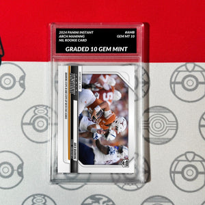 Graded 10 ARCH MANNING #AMB RC Rookie Card 2024 Panini Instant NIL Texas ARCHIE Football