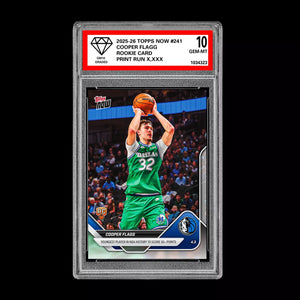Graded 10 Cooper Flagg RC Rookie Card 2025-26 NBA Topps Now #241  Basketball