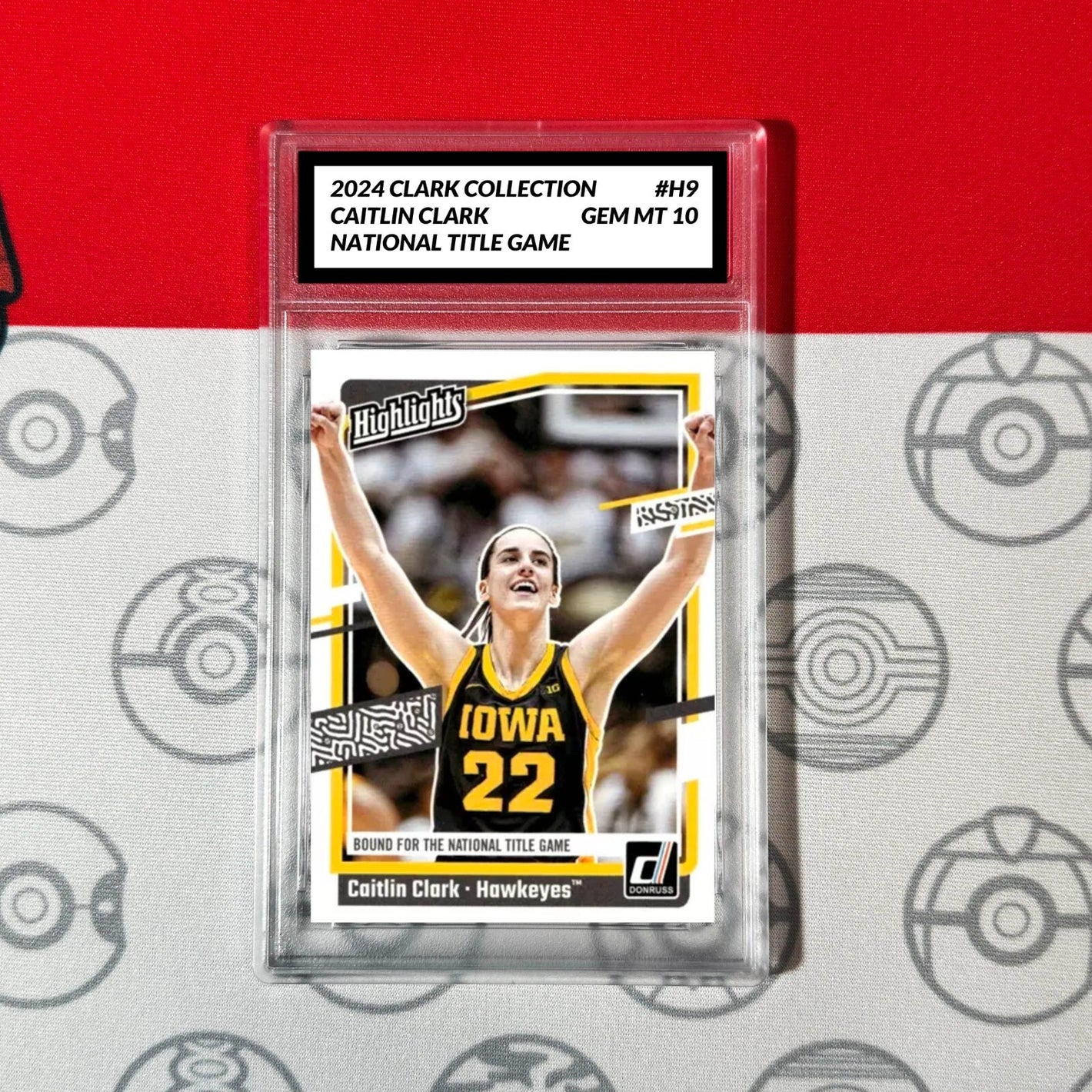 Graded 10 Caitlin Clark Rookie Card RC 2024 Panini Donruss Collection #H9 Basketball