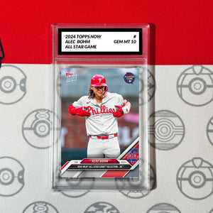 Graded 10 2024 Topps Now ALEC BOHM ALL STAR GAME PHILLIES Baseball