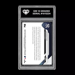 Graded 10 Cam Schlittler #817 2025 MLB Topps Now 12-K Post RC Rookie Presale Baseball