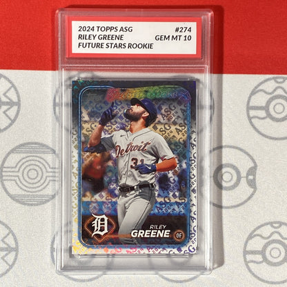 Graded 10 Riley Greene 274 2024 All-Star Game RC Future Stars Baseball