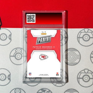 Graded 10 2024 Panini Basketball #1 Patrick Mahomes Kansas City The National Basketball