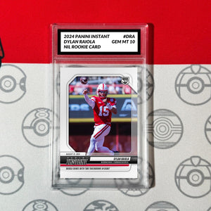Graded 10 DYLAN RAIOLA RC Rookie Card 2024 Panini Instant #DRA Nebraska Football