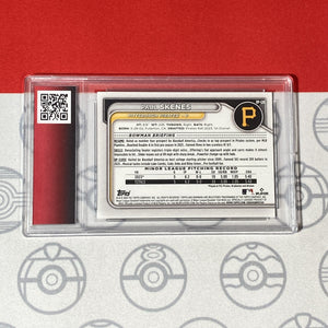 Graded 10 Paul Skenes Rookie Card 2024 MLB TOPPS BOWMAN BP-125 Pirates RC Baseball