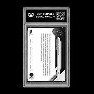 Graded 10 Victor Wembanyama 2025-26 Topps Now NBA Cup Final Card Presale Basketball