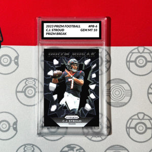 Graded 10 C.J. Stoud Prizm Break 2023 Panini Prizm Football #PB-6 Football
