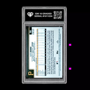 Graded 10 Paul Skenes 2025 Topps Series 1 Pittsburgh Pirates #98 Rookie Card Baseball