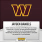 Graded 10 Jayden Daniels #6 RC Rookie Card 2024 Panini Instant Washington Football