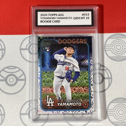 Graded 10 Yoshinobu Yamamoto  2024 All-Star Game 553 Baseball