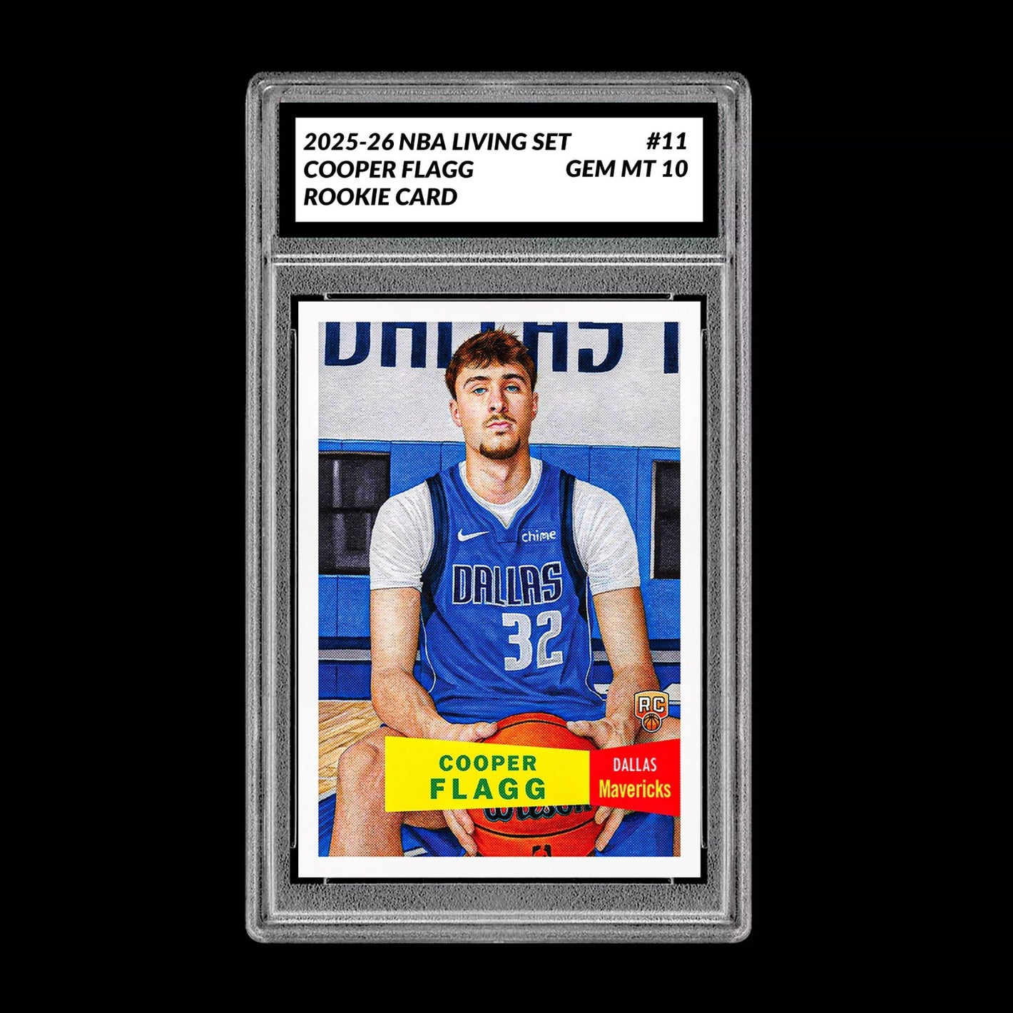Graded 10 Cooper Flagg RC Rookie Card 2025-26 Topps Now Living Set Dallas  Basketball
