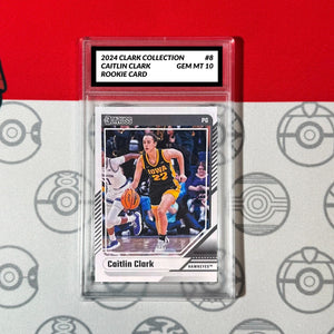 Graded 10 Caitlin Clark Rookie Card RC 2024 Panini Donruss Clark Collection #8 Basketball
