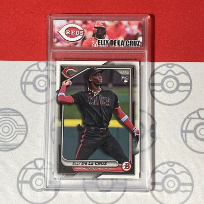 Graded 10 Elly De La Cruz Rookie Card 2024 MLB TOPPS BOWMAN 22 Reds RC Baseball