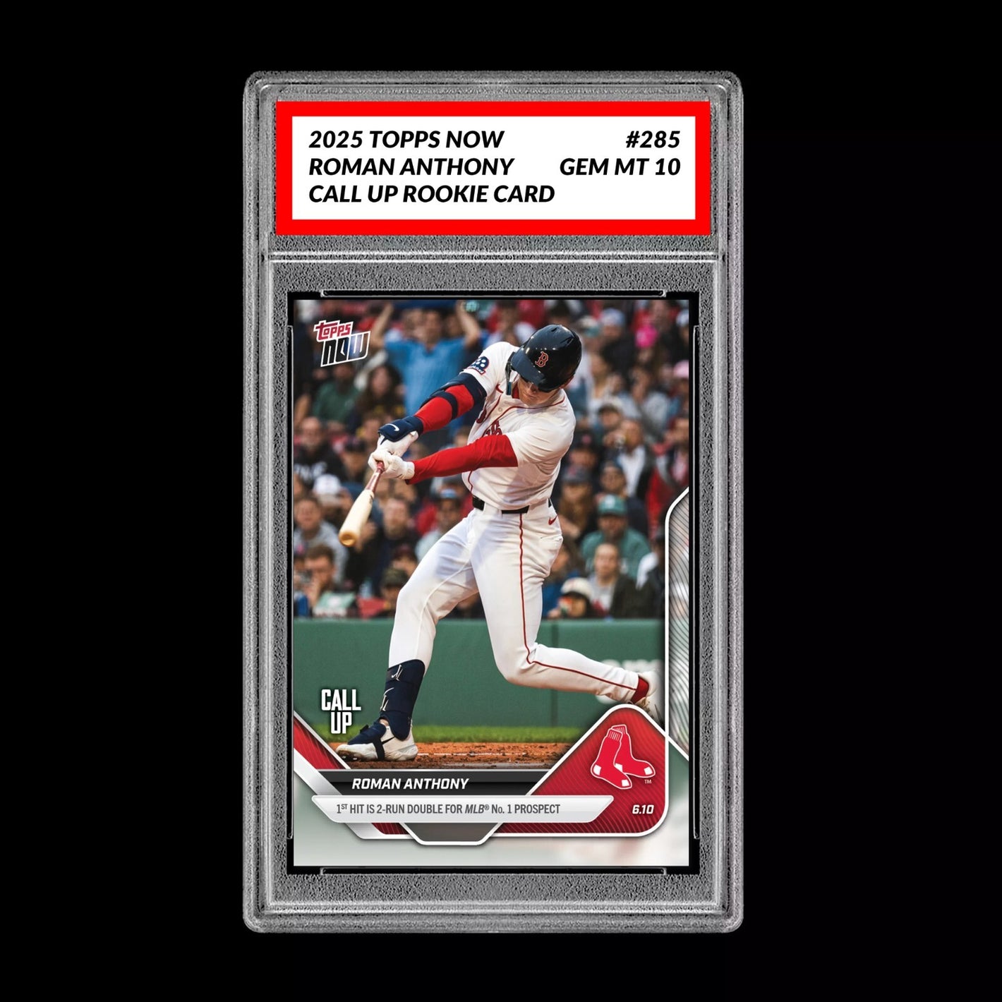 Graded 10 Roman Anthony Call-Up Red Sox RC Rookie 2025 Topps NOW 285  Baseball