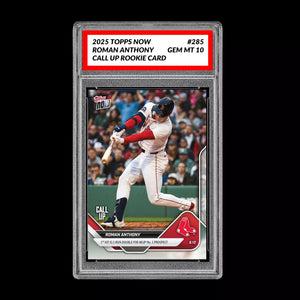 Graded 10 Roman Anthony Call-Up Red Sox RC Rookie 2025 Topps NOW 285  Baseball