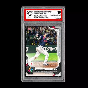 Graded 10 Shohei Ohtani 2026 Topps NOW #WB4 World Baseball Classic PRESALE Baseball