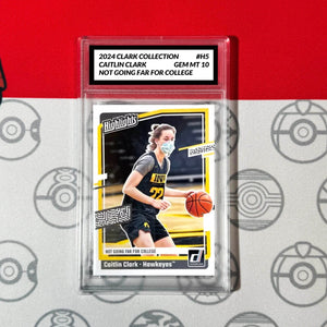 Graded 10 Caitlin Clark Rookie Card RC 2024 Panini Donruss Collection #H5 Basketball