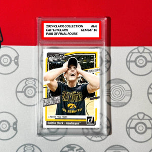 Graded 10 Caitlin Clark Rookie Card RC 2024 Panini Donruss Collection #H8 Basketball