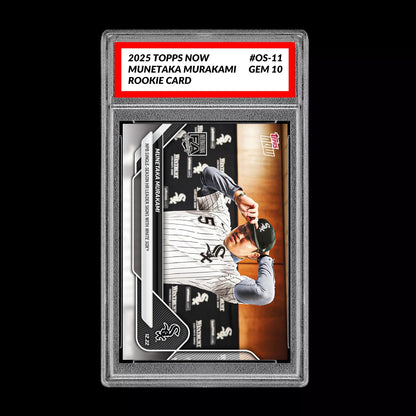 Graded 10 Munetaka Murakami 2025 MLB Topps NOW Card OS-11 RC Rookie Presale Baseball
