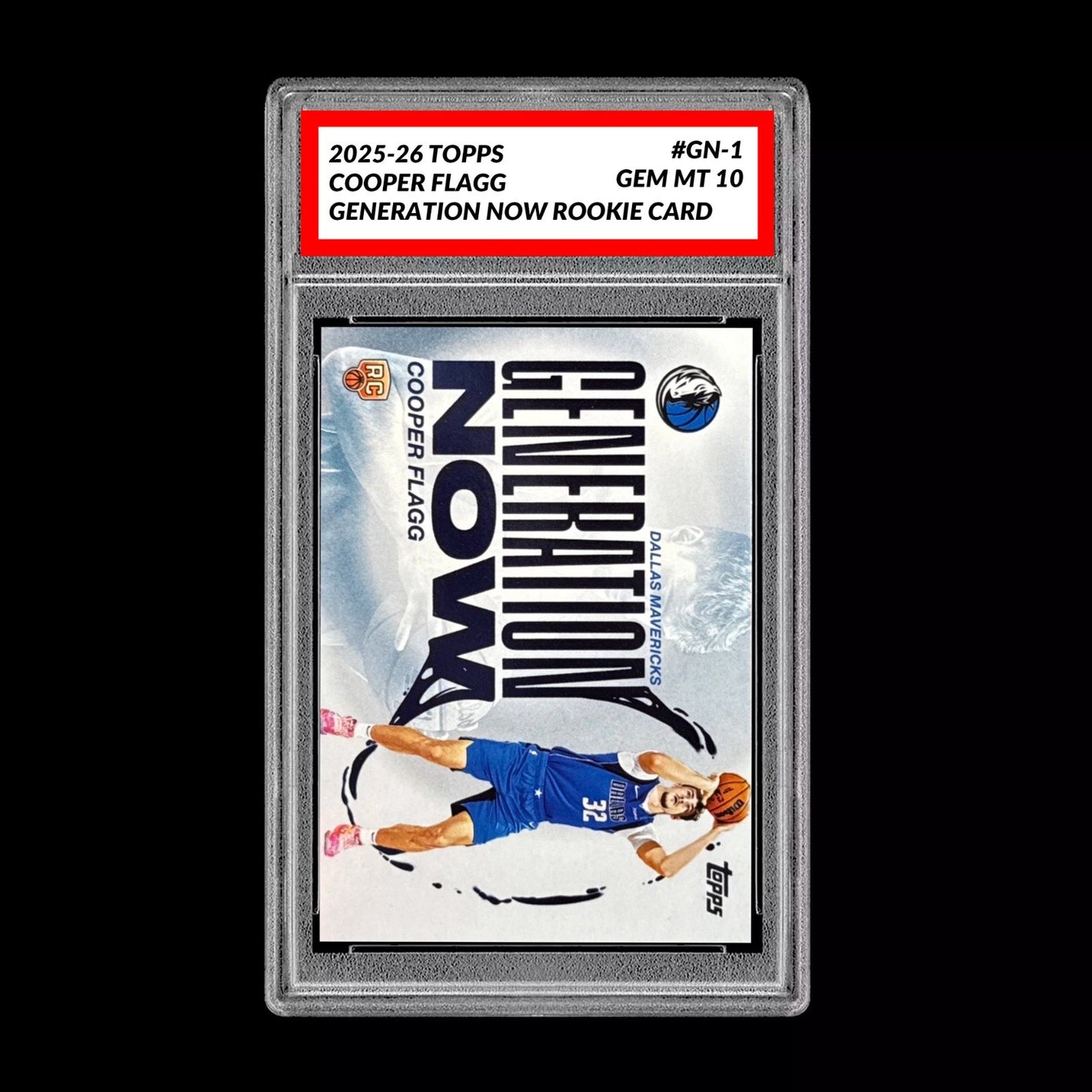Graded 10 COOPER FLAGG #GN-1 ROOKIE RC 2025-26 Topps Basketball -  Basketball