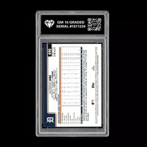 Graded 10 Jackson Jobe Rookie Card #490 2025 Topps Series 2 Detroit Tigers Baseball