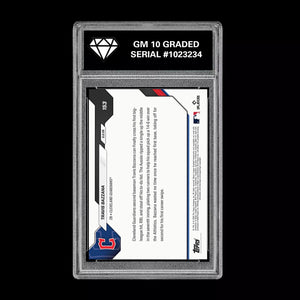 Graded 10 Travis Bazzana 2026 Topps NOW #153 Rookie Card Guardians PRESALE Baseball