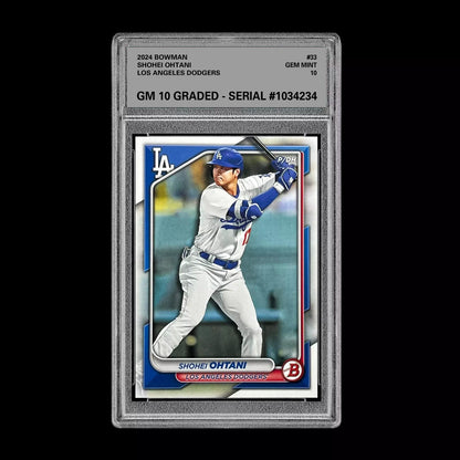 2024 Bowman Shohei Ohtani First 50/50 Season Graded 10 Gem Mint LA Dodgers Baseball