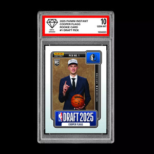 GM10 Graded 10 Cooper Flagg RC Rookie 2025-26 Panini Instant Draft #1  Basketball
